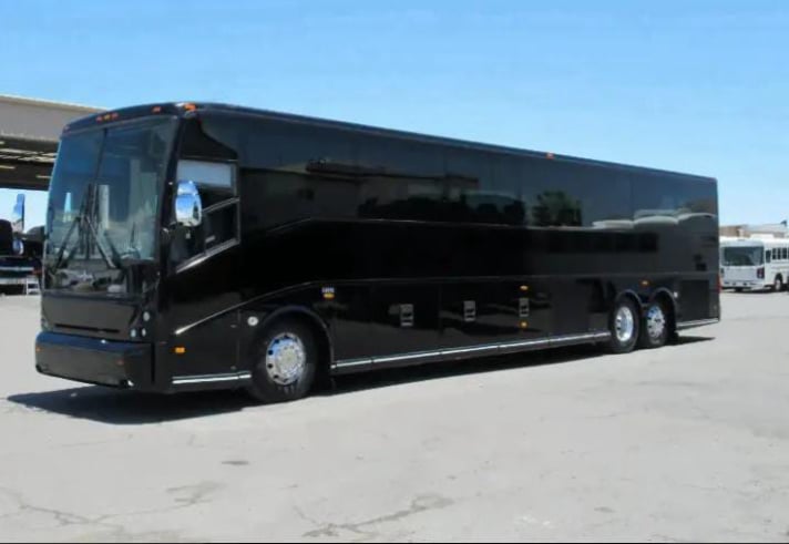 56 passenger charter bus rental